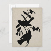 Audubon Silhouette IV Postkarte (Vorne/Hinten)