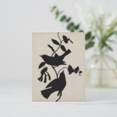 Audubon Silhouette IV Postkarte (Stehend Vorderseite)