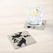 Audubon Silhouette IV Rechteckiger Pappuntersetzer (Vor Ort)