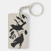 Audubon Silhouette IV Schlüsselanhänger (Rückseite)