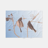 Audubon Snow Bird Fleece Blanket (Vorderseite (Horizontal))
