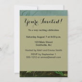 Audubon Snowy Heron White Egret Bird Vogelbeobacht Einladung (Vorderseite)