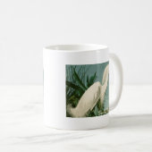 Audubon Snowy Heron White Egret Bird Vogelbeobacht Kaffeetasse (VorderseiteRechts)
