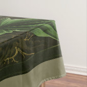 Audubon Snowy Heron White Egret Bird Vogelbeobacht Tischdecke (Beispiel)