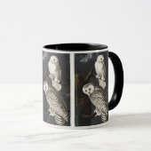 Audubon Snowy Owl Bird Artwork Tasse (VorderseiteRechts)