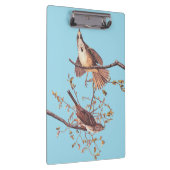 Audubon Song Sparrow mit Tiny Spider Klemmbrett (Rechts)