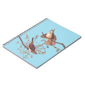 Audubon Song Sparrow mit Tiny Spider Notizblock (Linke Seite)