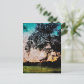 Audubon Sunset Textures Postkarte (Stehend Vorderseite)