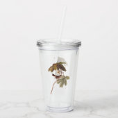 Audubon Swamp Sparrow Bird on Wild Mandrake Acryltrinkbecher (Rückseite)