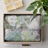 Audubon Tauben-Vogel-Wildblume-Blumen-Seidenpapier Seidenpapier (Geschenk)