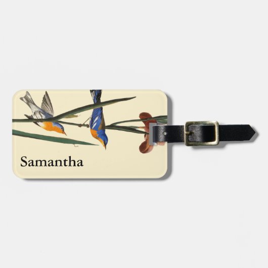 Audubon: Trällerer Gepäckanhänger (Vorderseite horizontal)