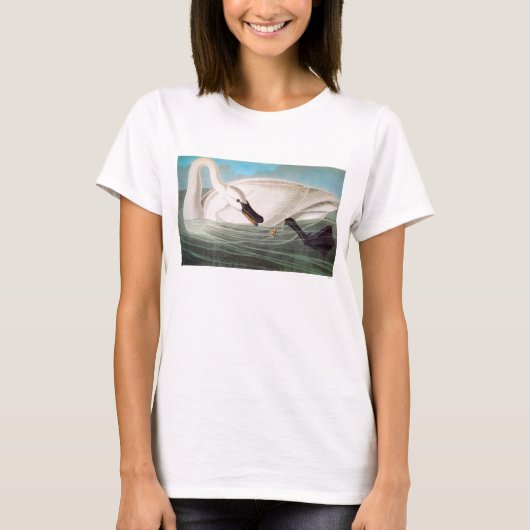 Audubon: Trompeters-Schwan T-Shirt (Vorderseite)