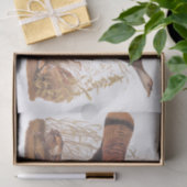 Audubon Turkey Hen und Chicks im Herbst Seidenpapier (Geschenk)