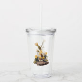 Audubon Vesper Sparrow und Prickly Pear Cactus Acryltrinkbecher (Vorderseite)