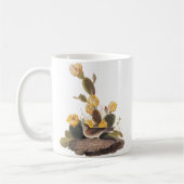 Audubon Vesper Sparrow und Prickly Pear Cactus Kaffeetasse (Links)