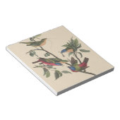 Audubon Vibrant Painted Bunting Wildlife Painting Notizblock (angewinkelt)