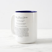 Audubon Vogel-Tasse, Gelb-Throated Trällerer, 15 Zweifarbige Tasse (Vorderseite Links)