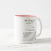 Audubon Vogel-Tasse, Weiß-Throated Spatz, 15 Unze Zweifarbige Tasse (VorderseiteRechts)