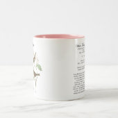 Audubon Vogel-Tasse, Weiß-Throated Spatz, 15 Unze Zweifarbige Tasse (Mittel)