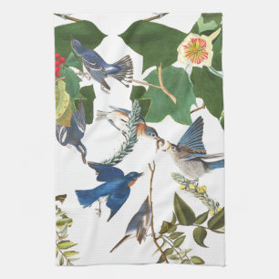 Audubon Vogel Tier Wildtier Floral Küchentücher