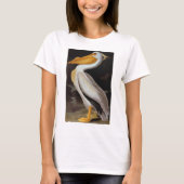 Audubon: Weißer Pelikan T-Shirt (Vorderseite)