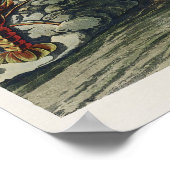 Audubon White lbis Bird Wildlife Painting Poster (Ecke)