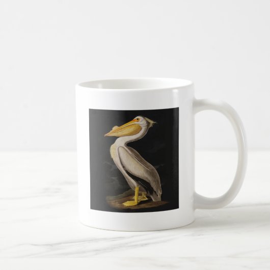 Audubon White Pelican Bird America Kaffeetasse (Rechts)