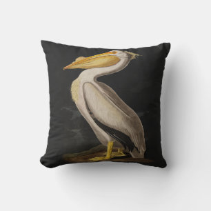 Audubon White Pelican Bird America Kissen