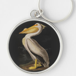 Audubon White Pelican Bird America Schlüsselanhänger