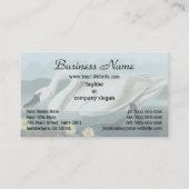 Audubon White Swan Wasservögel Malerei Visitenkarte (Vorderseite)