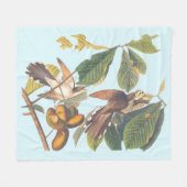 Audubon Yellow Billed Cuckoo Fleecedecke (Vorderseite (Horizontal))