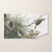 Audubon Zaunkönig-u. Fink-Vogel-Tier-Bad-Tuch-Set Badhandtuch Set (Handtuch)