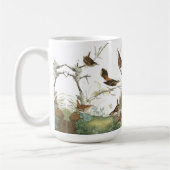 Audubon Zaunkönig-Vogel-Tier-Tier-Nest-Tasse Kaffeetasse (Links)