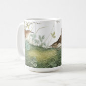 Audubon Zaunkönig-Vogel-Tier-Tier-Nest-Tasse Kaffeetasse (Vorderseite Links)