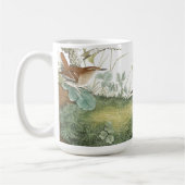 Audubon Zaunkönig-Vogel-Tier-Tier-Nest-Tasse Kaffeetasse (Links)