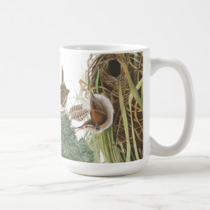 Audubon Zaunkönig-Vogel-Tier-Tier-Nest-Tasse Kaffeetasse