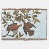 Audubon Zenaida Dove mit Blume Decke (Vorderseite)