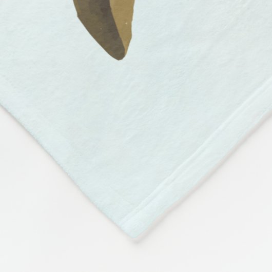 Audubon Zenaida Dove mit Blume Fleecedecke (Ecke)