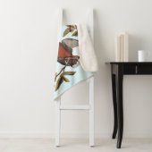 Audubon Zenaida Dove mit Blume Sherpadecke (Beispiel)