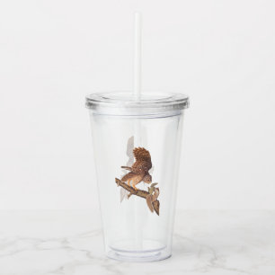 Audubon's Barred Owl and Eichhörnchen Odd Friends Acryltrinkbecher