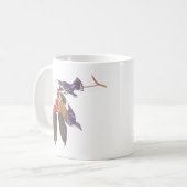 Audubons Blaugrün-blaugrüne Warbler-Vögel Kaffeetasse (Vorderseite Links)