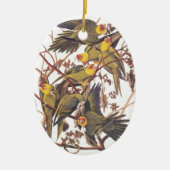 Audubons Carolina Parakeet Keramik Ornament (Vorne)