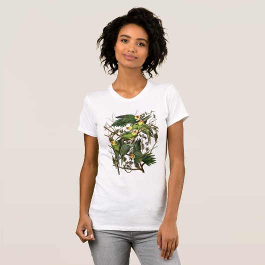 Audubons Carolina Parakeets T-Shirt (Vorne ganz)