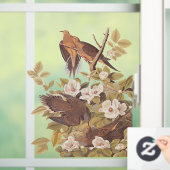 Audubons Carolina Turtle Dove Fensteraufkleber (Zuhause)