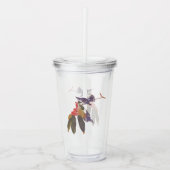 Audubons Cerulean Warbler Birds mit Bärenbeeren Acryltrinkbecher (Vorderseite)