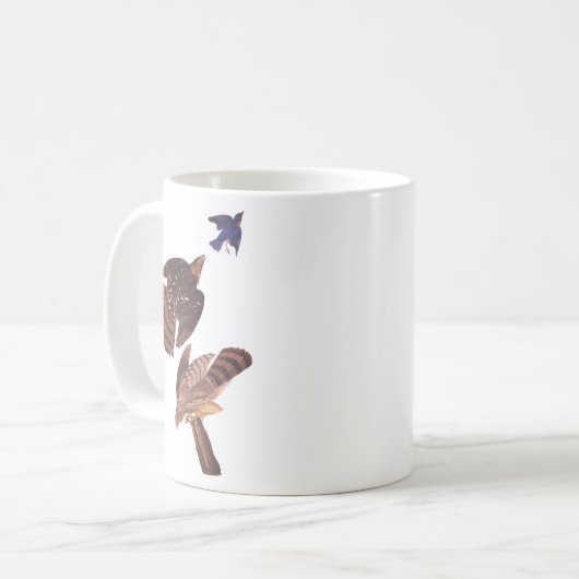 Audubon's Cooper's Hawk Bird of Prey Kaffeetasse (Vorderseite Links)