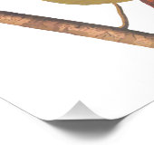 Audubons gelb gekleidete Kuckucksumpfe in Obstbaum Poster (Ecke)