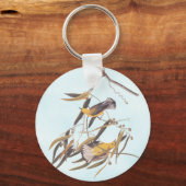 Audubons gelbes Prothonotar Warbler Bird Pair Bu Schlüsselanhänger (Vorderseite)