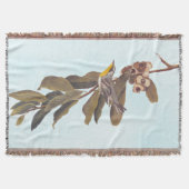 Audubons Gelbwurzelkraut auf Kastanien Decke (Vorderseite)