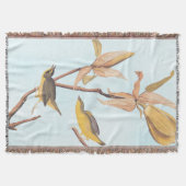 Audubons Kentucky-Warbler-Vogelparadies mit einer  Decke (Vorderseite)
